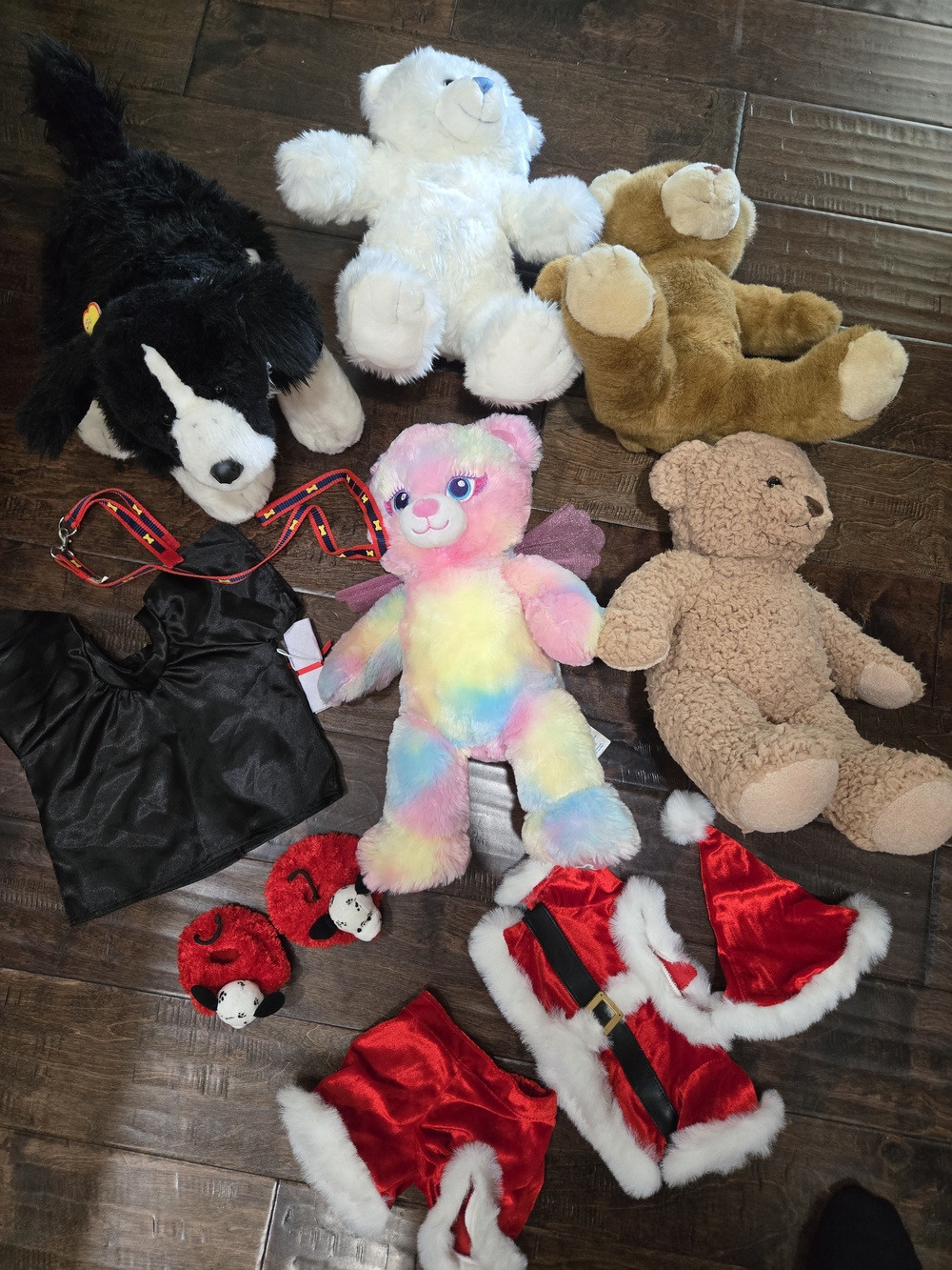 5 BUILD A BEAR BUNDLE 2 OUTFITS AND SHOES  ALL FOR $25